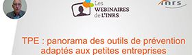 Webinaire - Panorama des outils de prévention adaptés aux petites entreprises