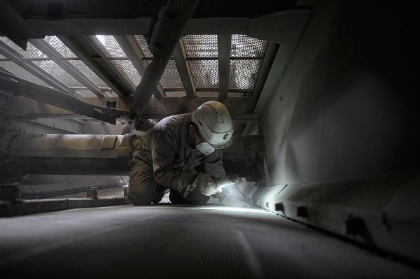 Maintenance des tamis dans une carrière