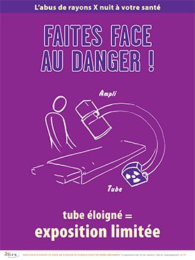 Faites face au danger ! tube éloigné = exposition limitée