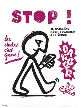 « Les chutes, c\'est grave ! » Stop ! Je m\'arrête pour regarder mon écran