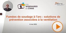 Webinaire - Fumées de soudage à l'arc : solutions de prévention associées à la ventilation