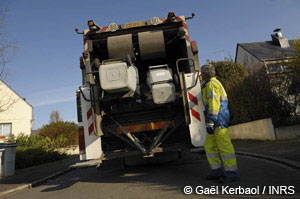 Les rippeurs collectent les déchets