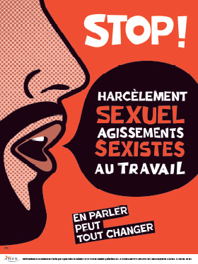 STOP ! Harcèlement sexuel agissements sexistes au travail