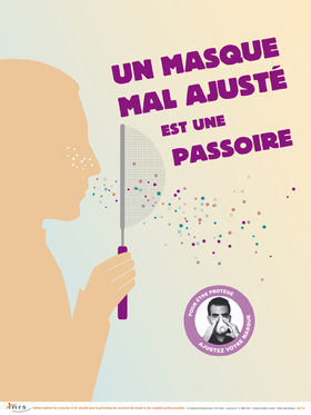 Un masque mal ajusté est une passoire