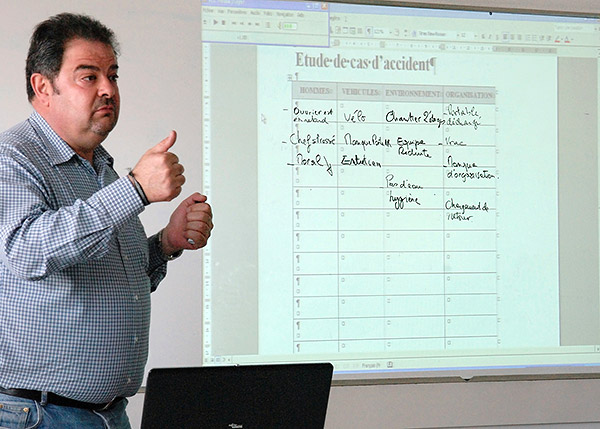 Formation à la sécurité de jeunes conducteurs de véhicules utilitaires légers